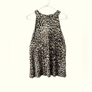 Cable and‎ Gauge Animal Print Sleeveless Top. Women’s Size Medium.